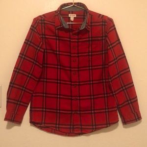 Boys Cat & Jack Plaid Long Sleeve Button Down